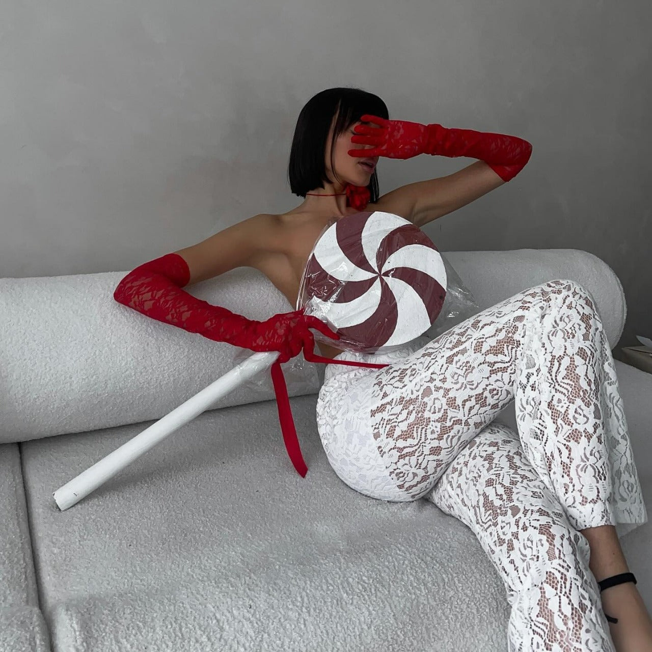 Pantaloni a gamba dritta Sogni di Voile - AmorosaBoutique