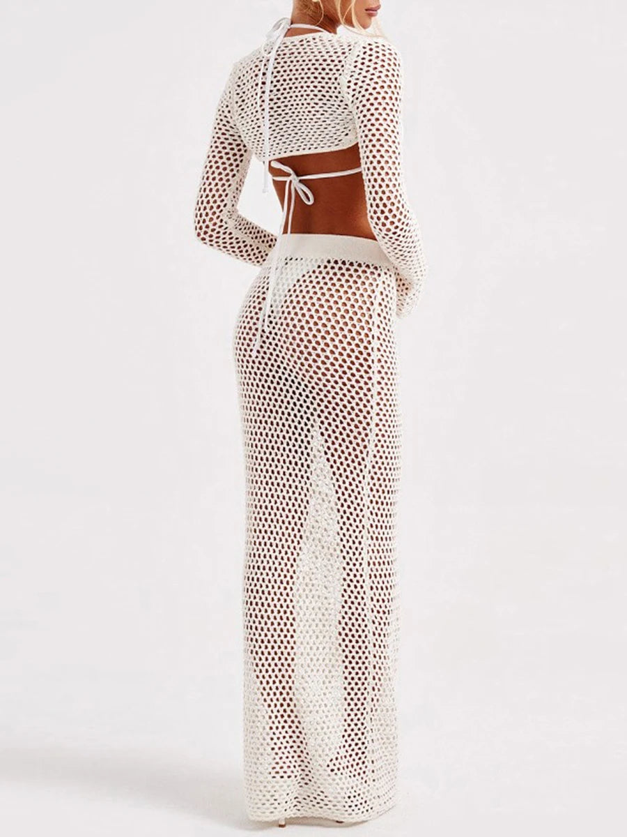 Set da spiaggia Splendore in Rete - AmorosaBoutique