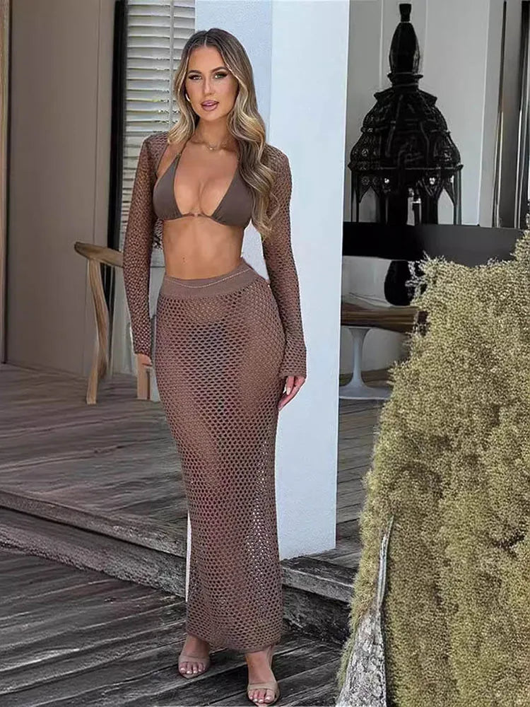 Set da spiaggia Splendore in Rete - AmorosaBoutique