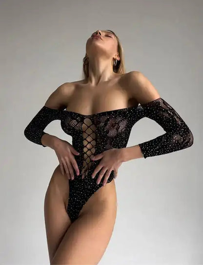 Bodystocking Bagliore Notturno - AmorosaBoutique
