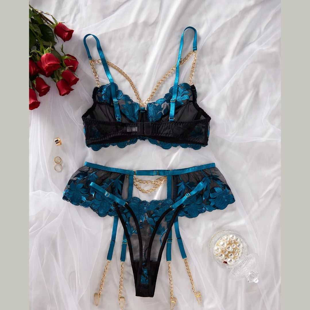 Lingerie Lusso Cobalto - AmorosaBoutique
