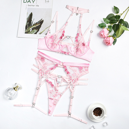 Lingerie Set Cuori di Diamanti