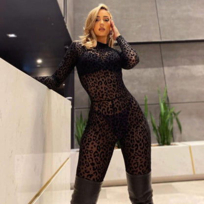 LeopardGlam Elegance Jumpsuit - AmorosaBoutique