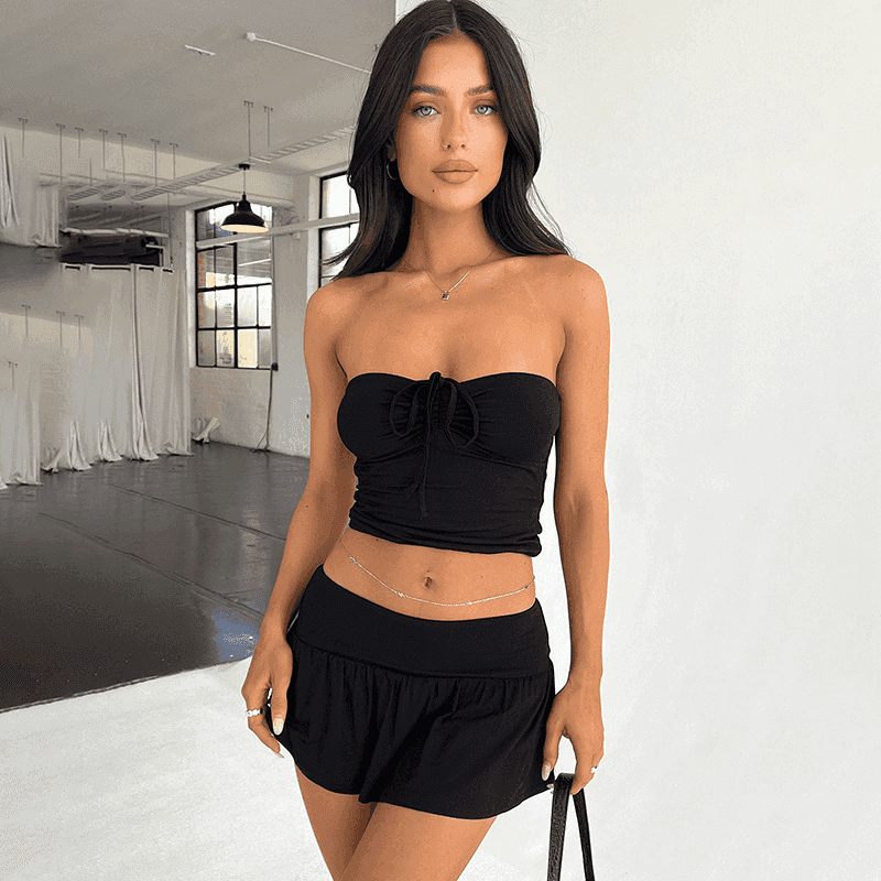 Set crop top e gonna Scintille d'Estate - AmorosaBoutique