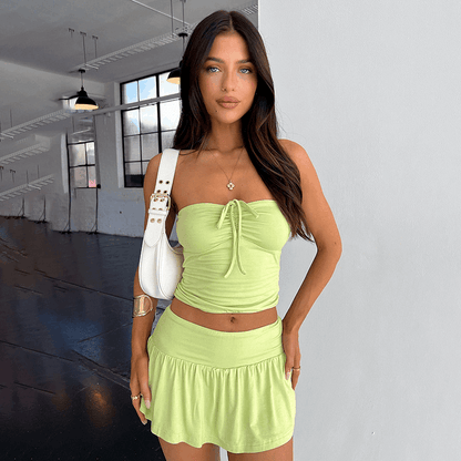 Set crop top e gonna Scintille d'Estate - AmorosaBoutique