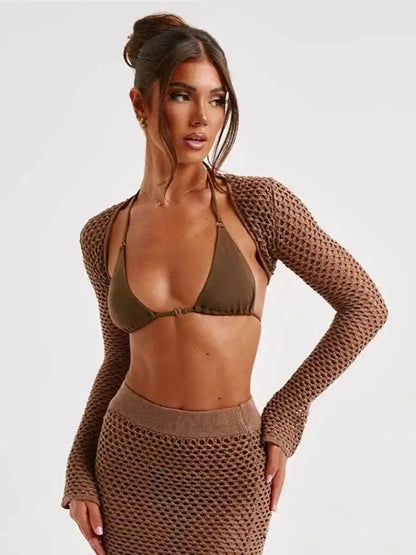 Set da spiaggia Splendore in Rete - AmorosaBoutique