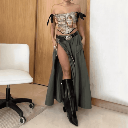 Set gonna e top Street Chic Duo - AmorosaBoutique