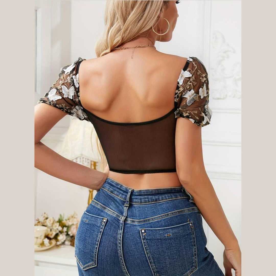 Top Blossom Butterfly - AmorosaBoutique