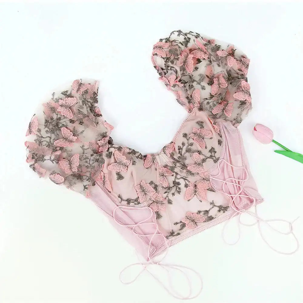 Top Blossom Butterfly - AmorosaBoutique