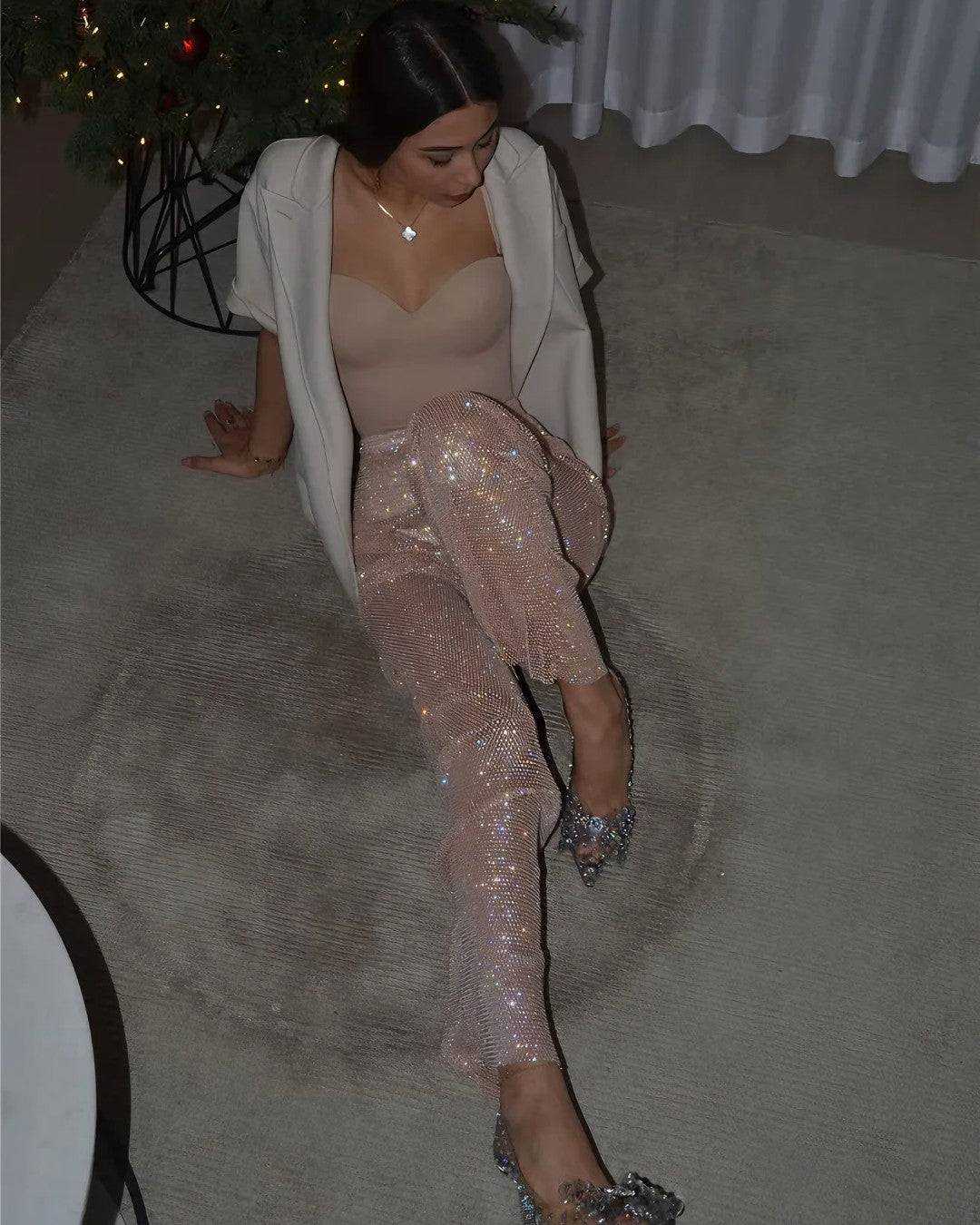 Pantaloni Crystal Fever - AmorosaBoutique