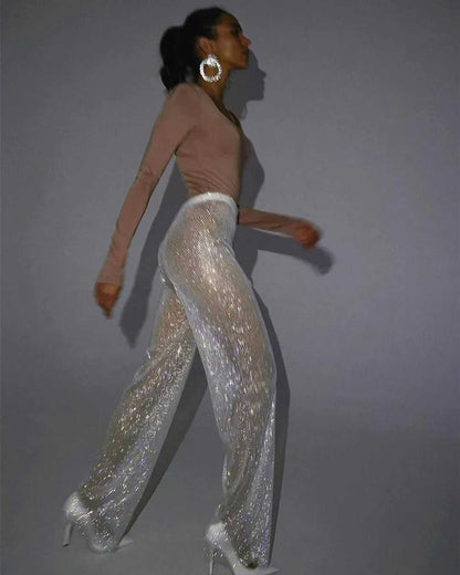 Pantaloni Crystal Fever - AmorosaBoutique