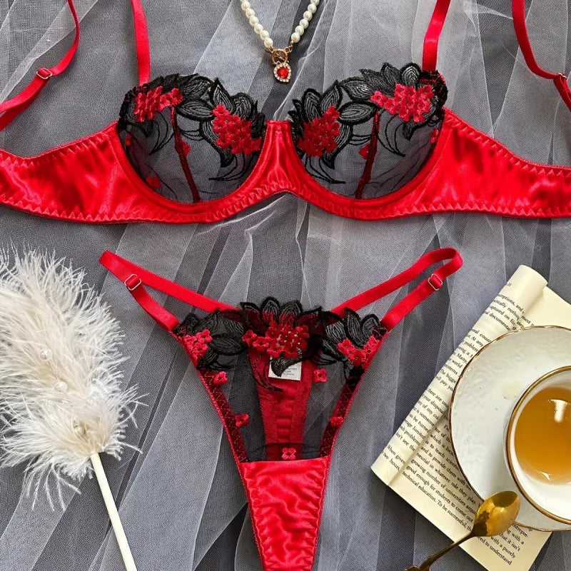 Set Lingerie Fantasia Incandescente - AmorosaBoutique